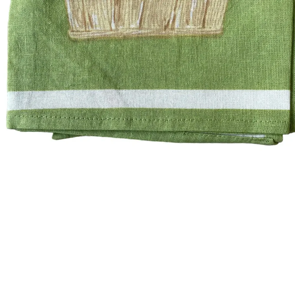 Mahogany Fall Mum Flour Sack Kitchen Towel Set of 2 Cotton 20x30 New